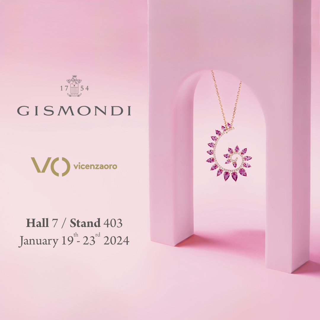 Gismondi1754 save the date Vicenza oro january 2024 ENG